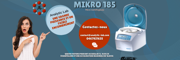 Mikro 185 : notre nouvelle micro centrifugeuse !