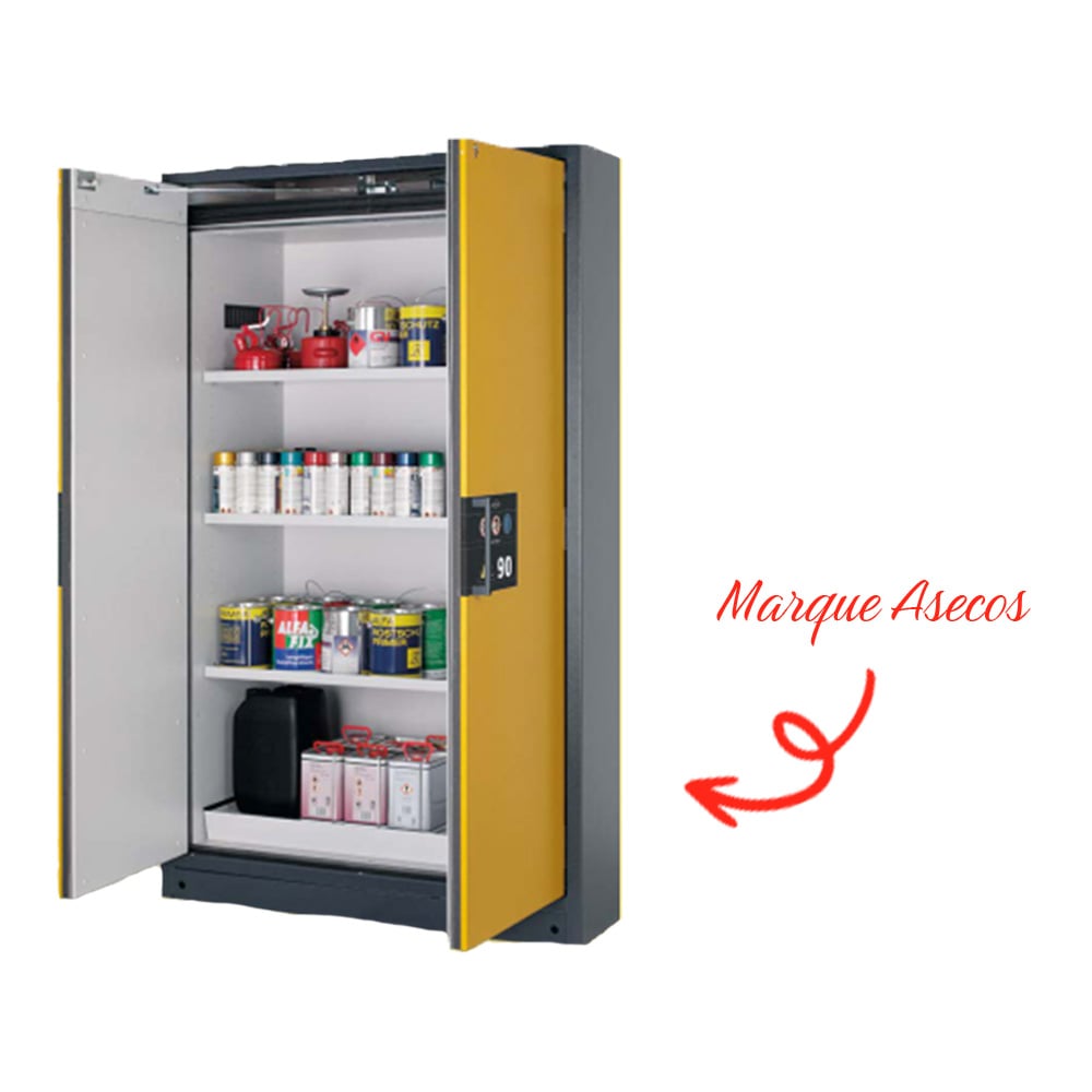 Découvrez l'armoire de sécurité de notre partenaire Asecos