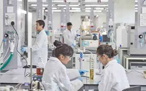 Scientifiques en train de travailler avec un équipement et des consommables de laboratoire