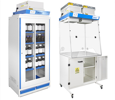 Hottes d'infiltration Trionyx, distribués par Analytic Lab