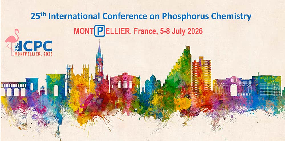 Bandeau de l'international conférence sur le Phosphore en chimie