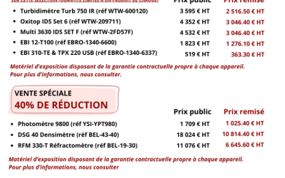Matériel de laboratoire en promo : profitez des offres exclusives de notre partenaire avec Analytic Lab
