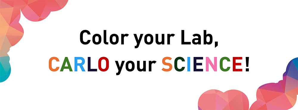 Bannière "Color your lab, Carlo your science!"